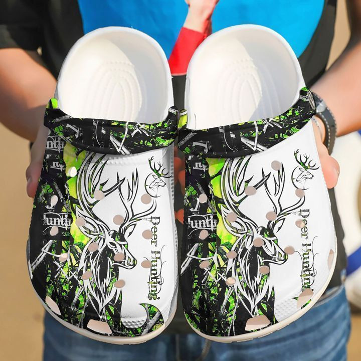 Footwearmerch Hunting Deer Rubber clog Shoes Comfy Footwear