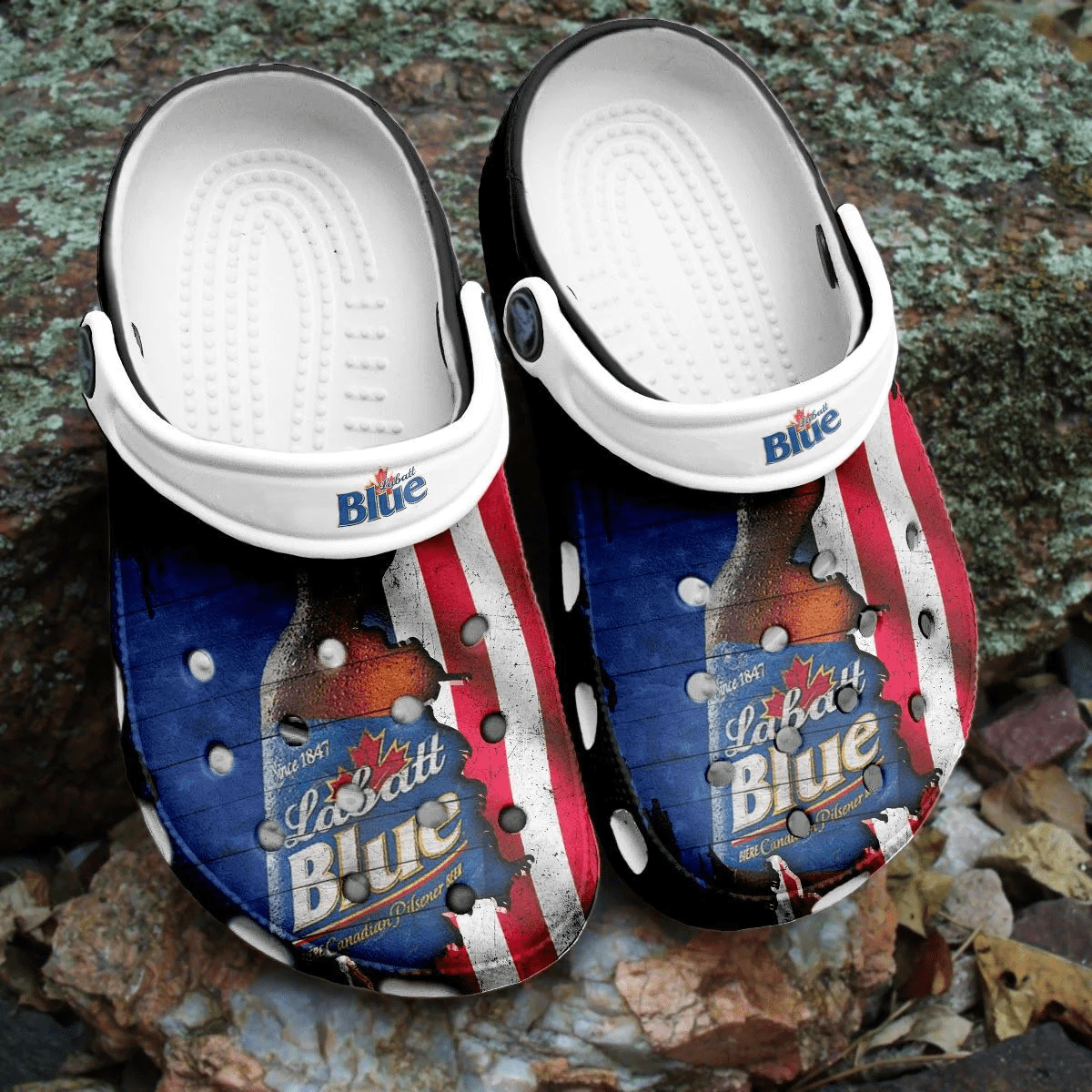 Footwearmerch Labatt Blue Beer Crocband Crocs Shoes Clogs Comfortable For Men Women
