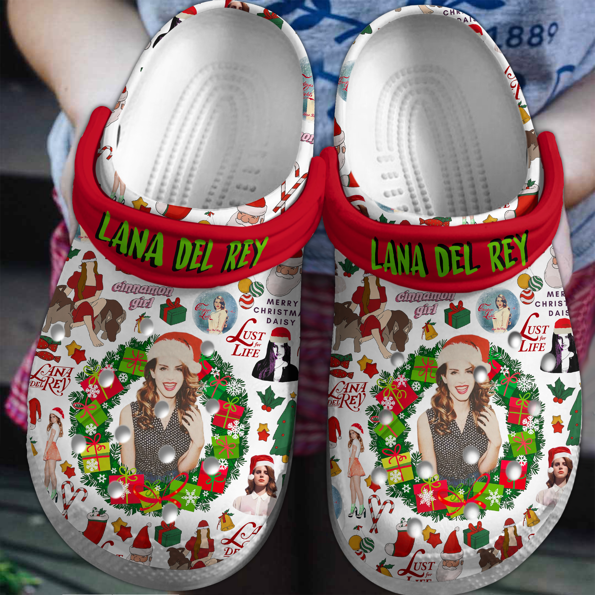 Footwearmerch Lana Del Rey Music Crocs Crocband Clogs Shoes Comfortable For Men Women and Kids