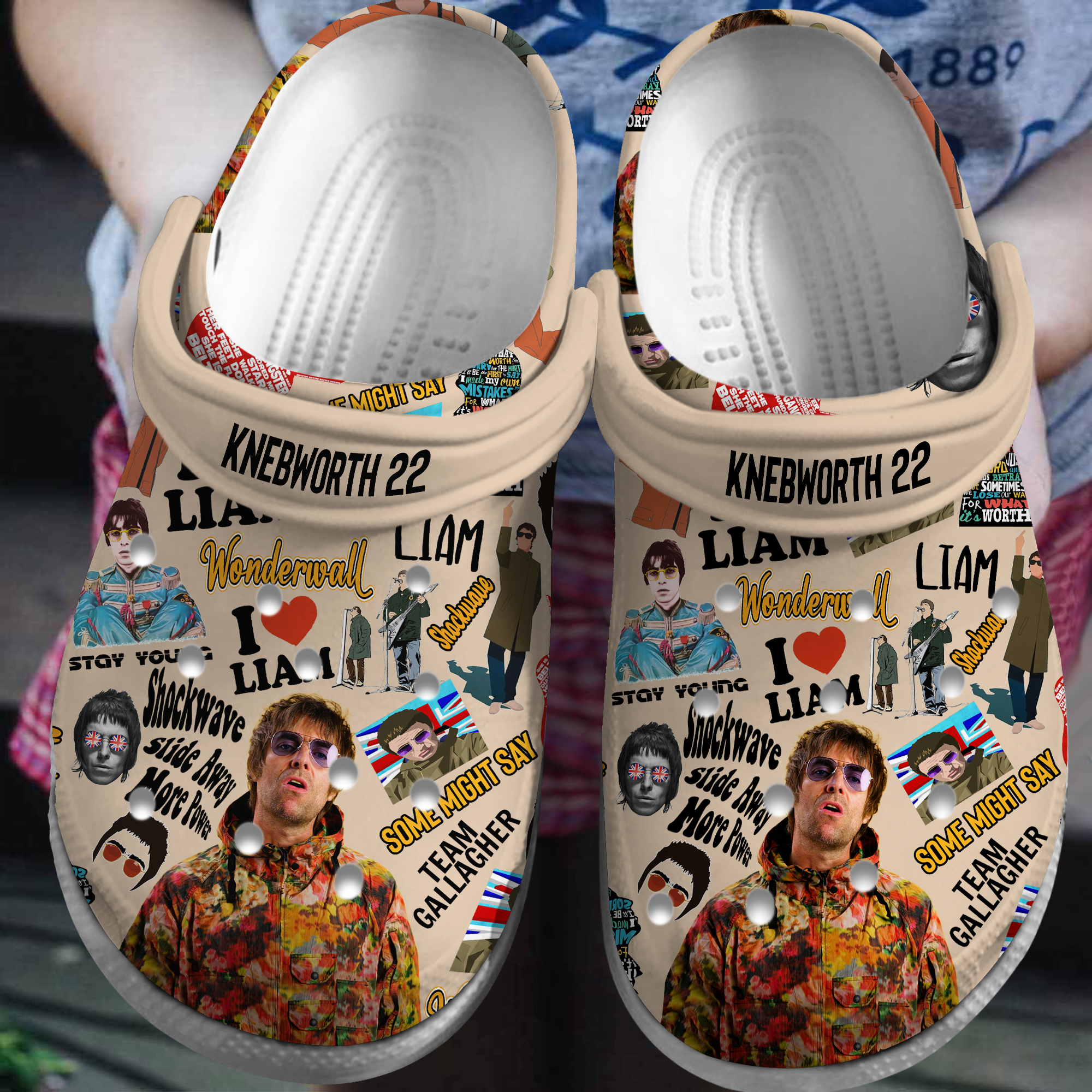 Footwearmerch Liam Gallagher Music Crocs Crocband Clogs Shoes Comfortable For Men Women and Kids