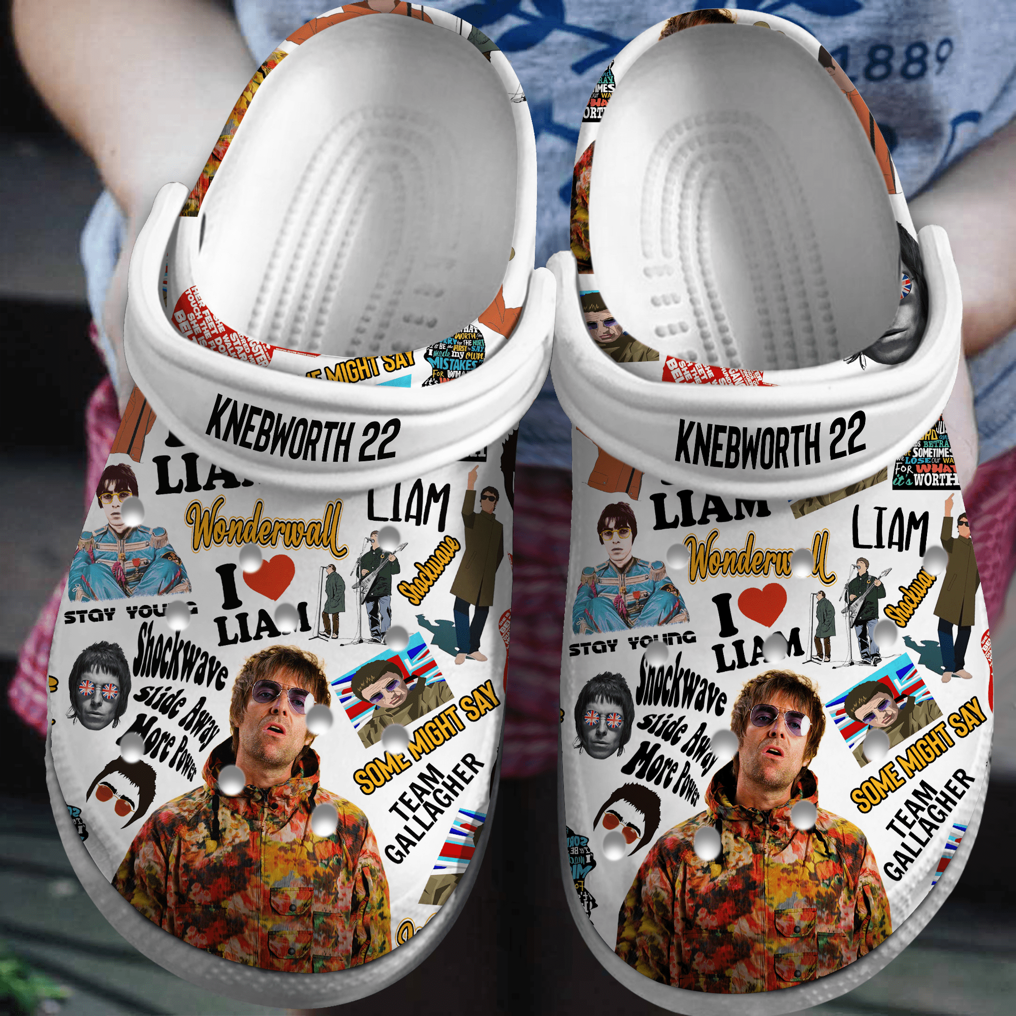 Footwearmerch Liam Gallagher Music Crocs Crocband Clogs Shoes Comfortable For Men Women and Kids