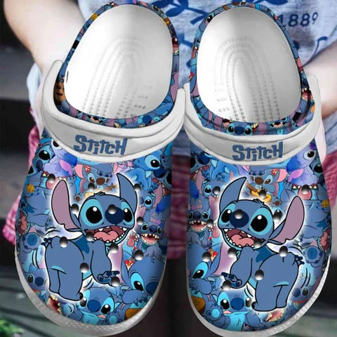 Footwearmerch Lilo And Stitch Crocs Clogs Crocband Comfortable Shoes For Men Women
