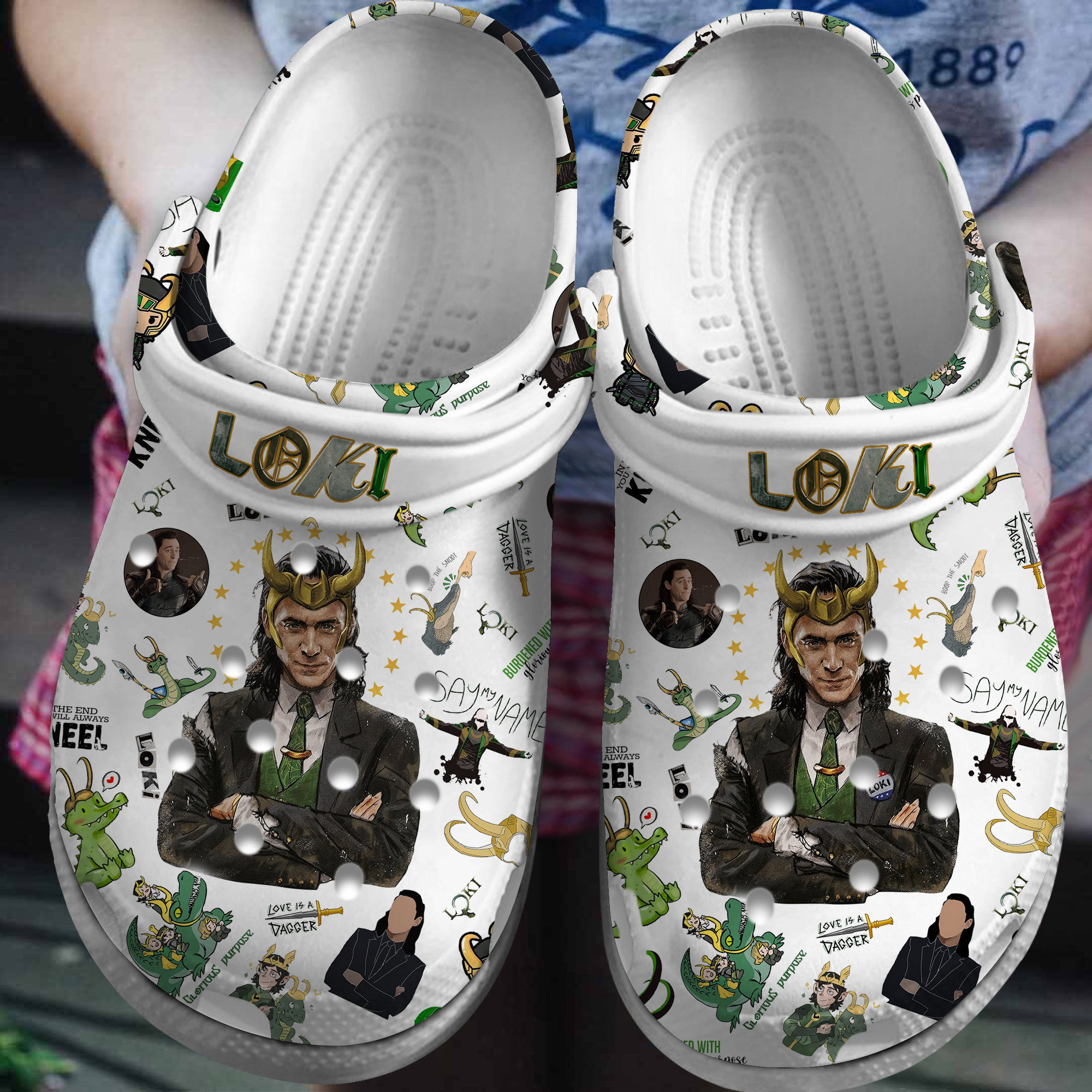 Footwearmerch Loki TV Series Crocs Crocband Clogs Shoes Comfortable For Men Women and Kids