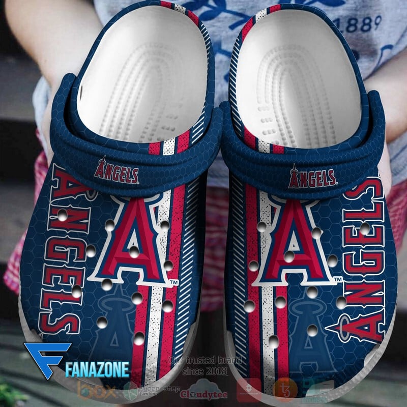 Footwearmerch Los Angeles Angels MLB Sport Crocs Clogs Crocband Shoes Comfortable For Men Women and Kids