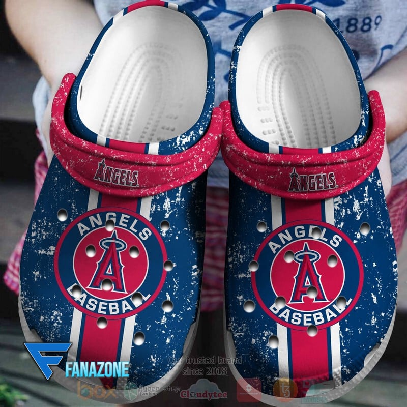 Footwearmerch Los Angeles Angels MLB Sport Crocs Clogs Crocband Shoes Comfortable For Men Women and Kids
