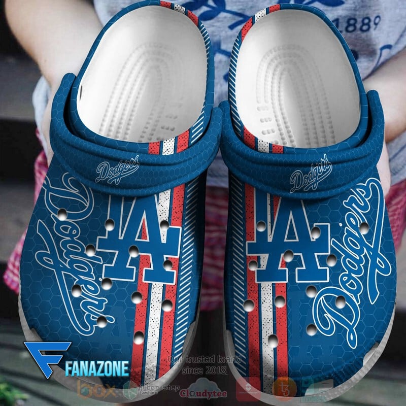 Footwearmerch Los Angeles Dodgers MLB Sport Crocs Clogs Crocband Shoes Comfortable For Men Women and Kids