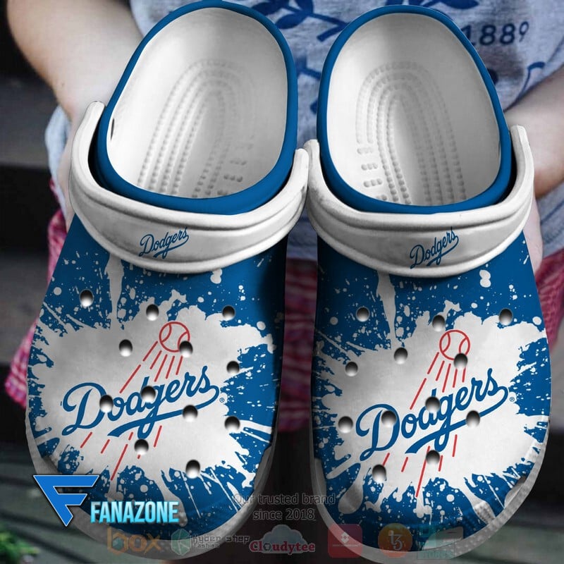 Footwearmerch Los Angeles Dodgers MLB Sport Crocs Clogs Crocband Shoes Comfortable For Men Women and Kids
