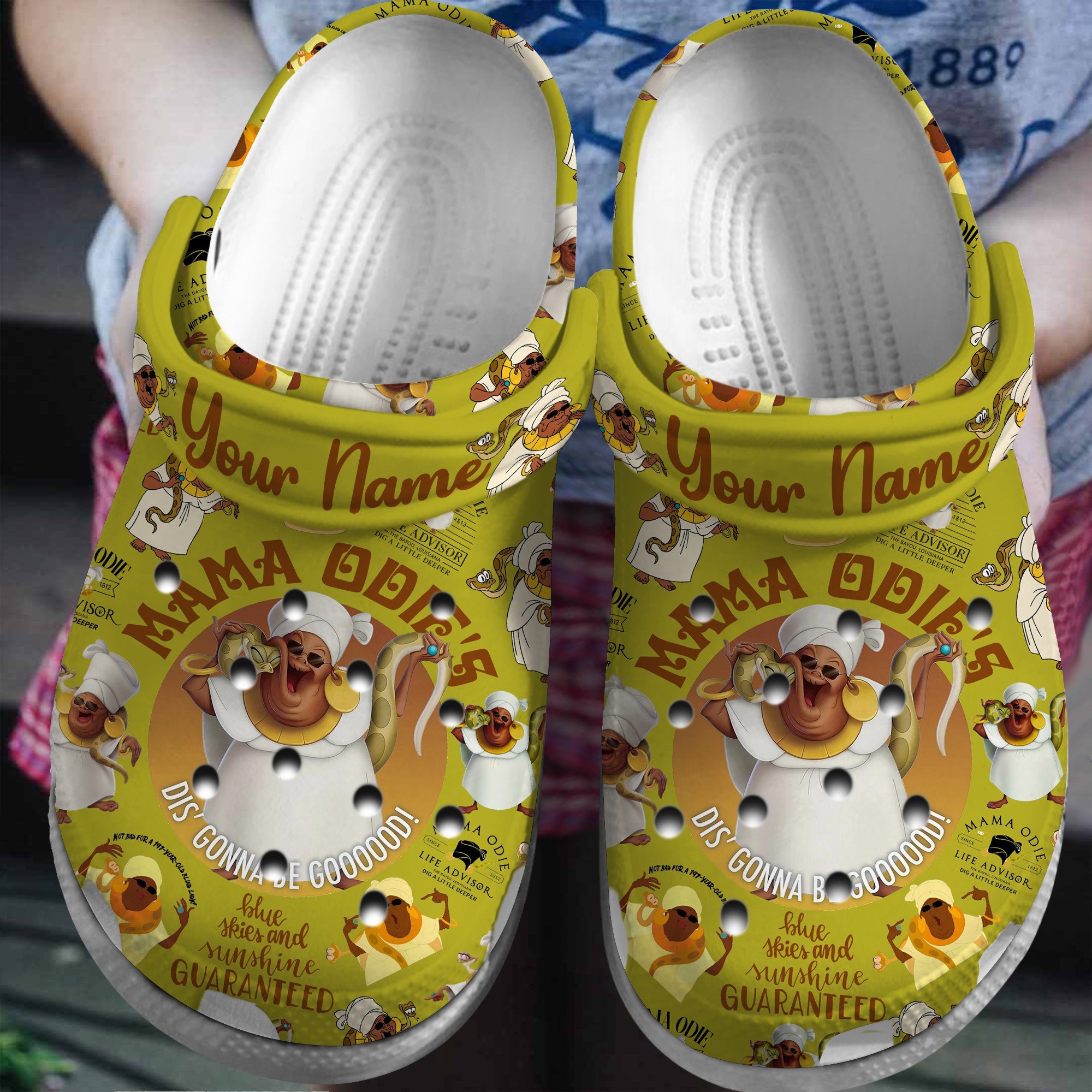 Footwearmerch mama odie Mother Day Crocs Crocband Clogs Shoes Comfortable For Men Women and Kids