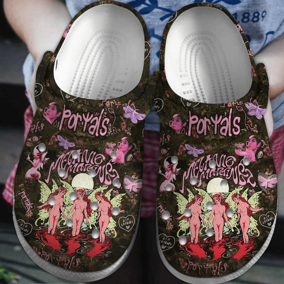 Footwearmerch Melanie Martinez Music Crocs Crocband Clogs Shoes Comfortable For Men Women and Kids