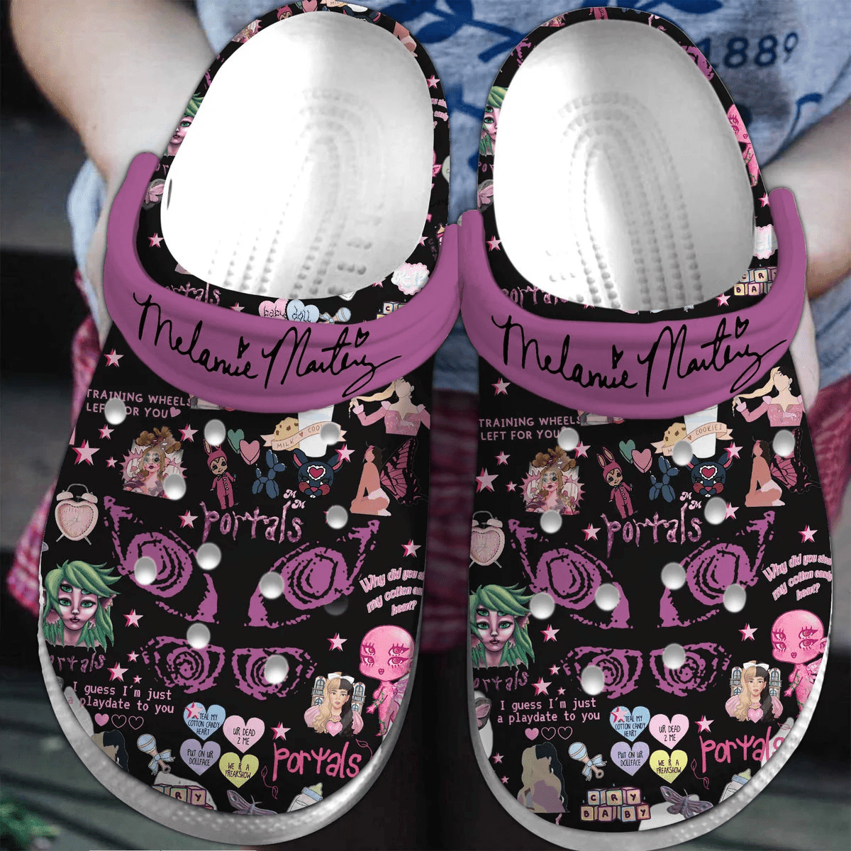 Footwearmerch Melanie Martinez Music Crocs Crocband Clogs Shoes Comfortable For Men Women and Kids
