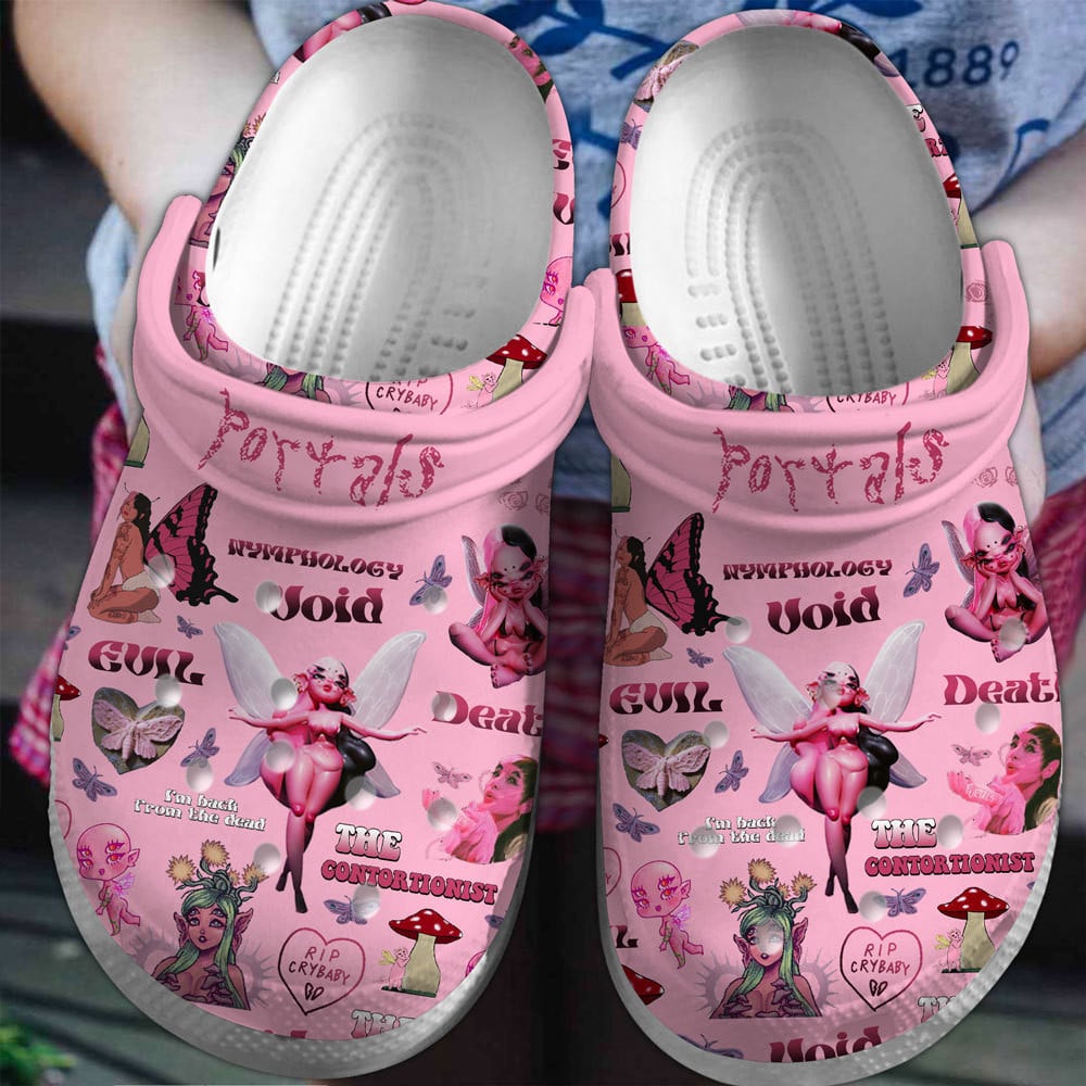 Footwearmerch Melanie Martinez Singer Music Crocs Crocband Clogs Shoes Comfortable For Men Women and Kids