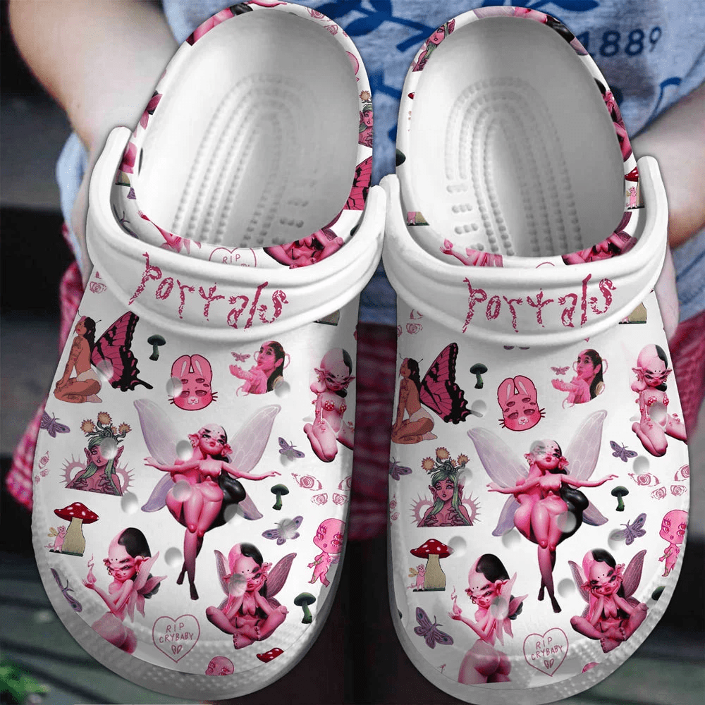 Footwearmerch Melanie Martinez Singer Music Crocs Crocband Clogs Shoes Comfortable For Men Women and Kids