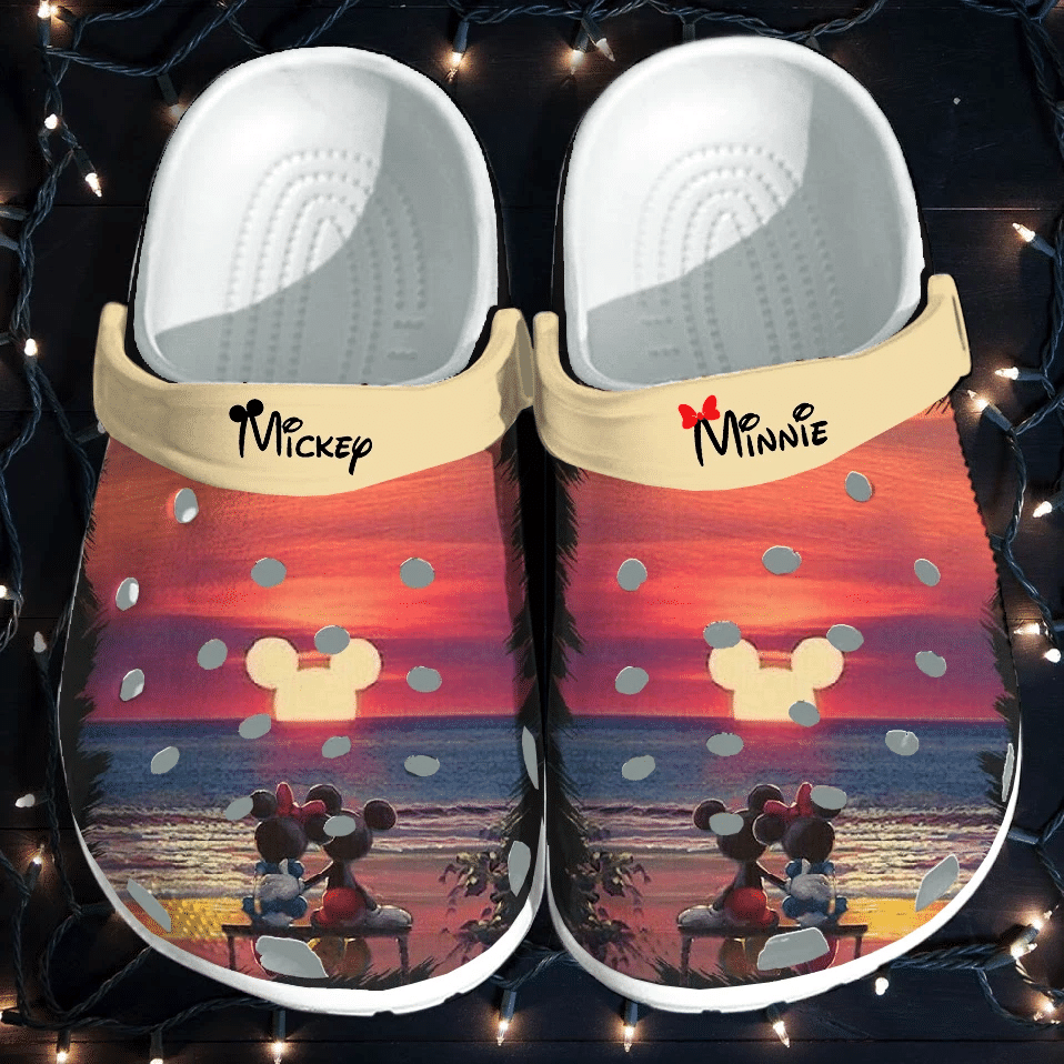 Footwearmerch mickey and minnie mouse Crocs Clog Shoes