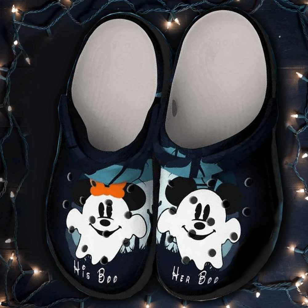 Footwearmerch Mickey & Minnie Mouse Crocs Clog Shoes