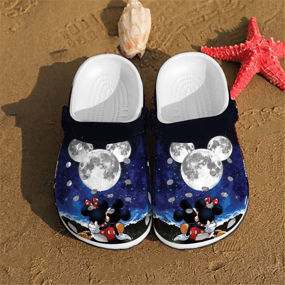 Footwearmerch Mickey & Minnie Mouse Crocs Clog Shoes