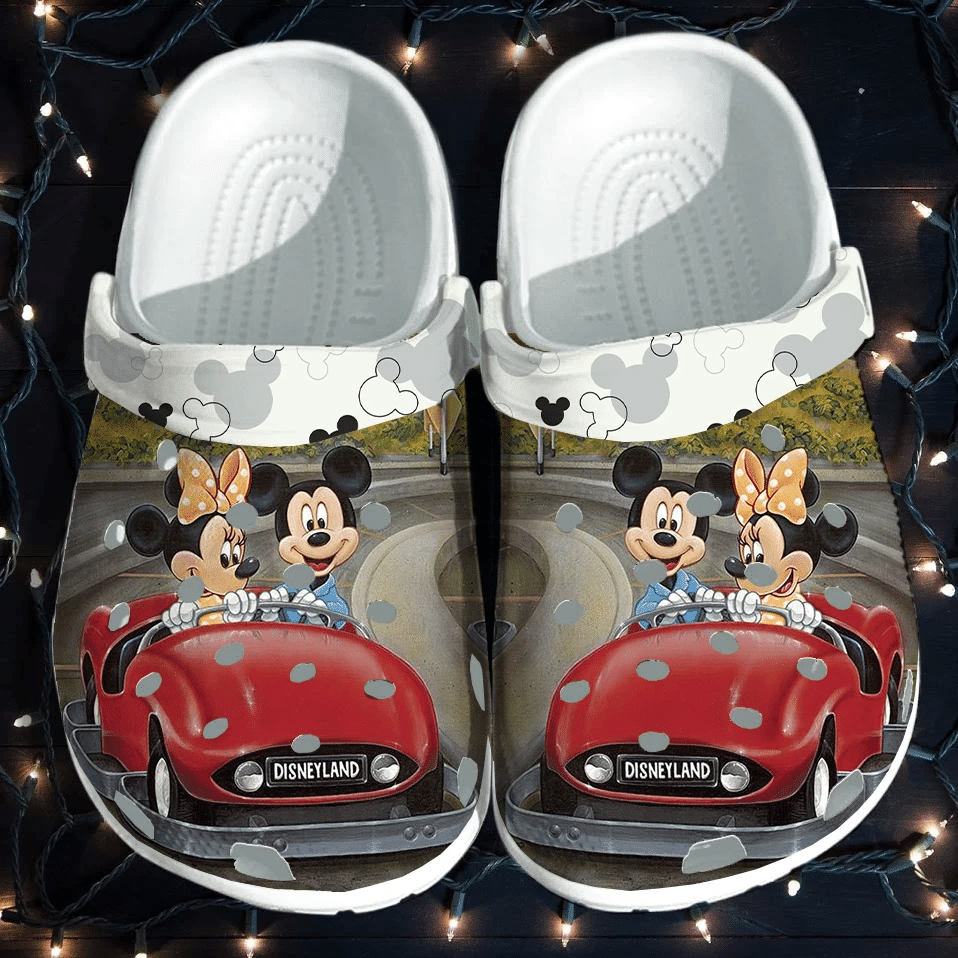Footwearmerch Mickey & Minnie Mouse Crocs Clog Shoes