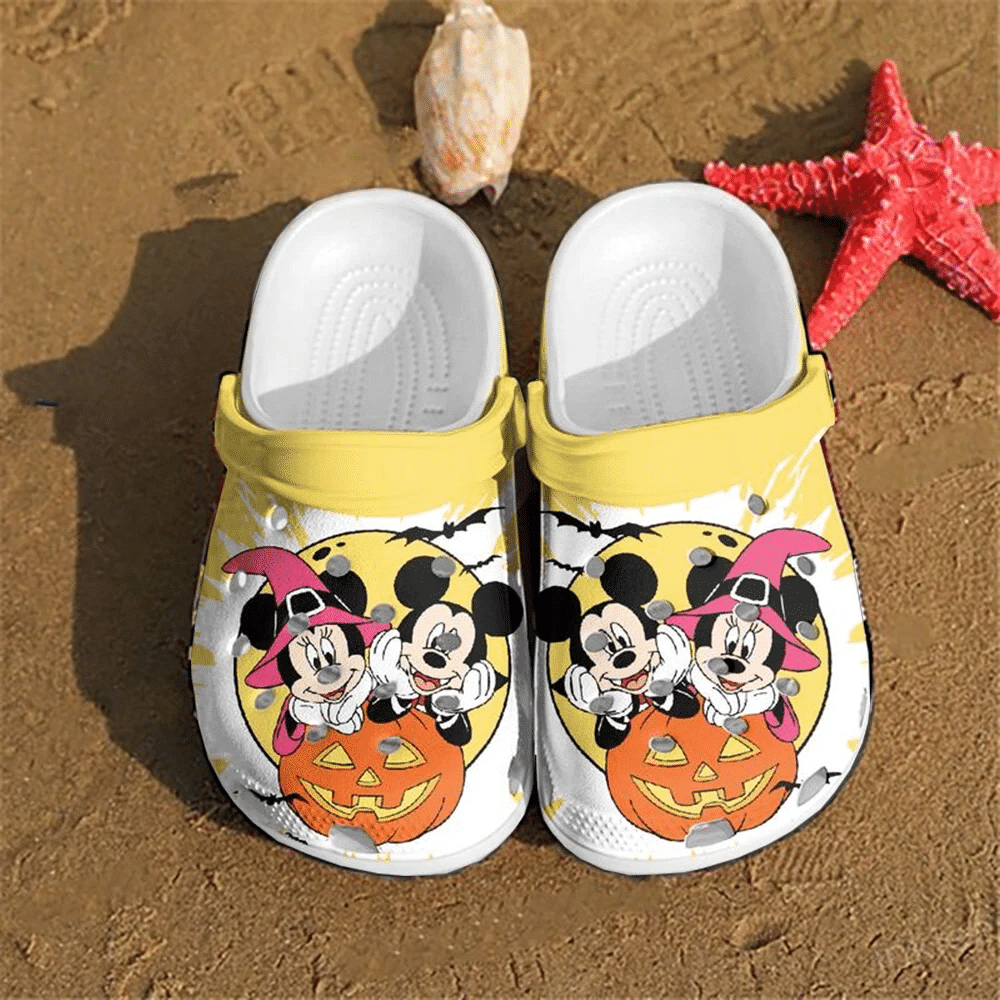 Footwearmerch MICKEY & MINNIE MOUSE Crocs Clog Shoes