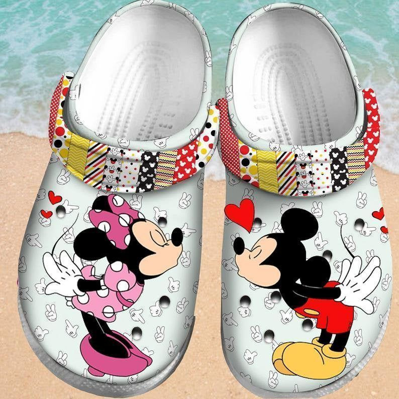 Footwearmerch Mickey Mouse 3D Comfortable For Mens And Womens Classic Water Clog Shoes