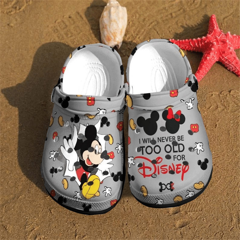 Footwearmerch Mickey Mouse Crocs Clog Shoes