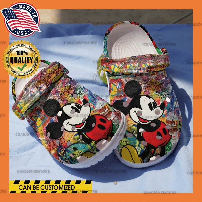Footwearmerch Mickey Mouse Crocs Clog Shoes