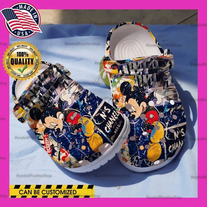 Footwearmerch Mickey Mouse Crocs Clog Shoes