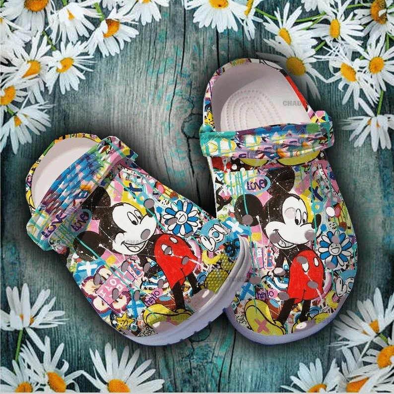 Footwearmerch Mickey Mouse Crocs Clog Shoes