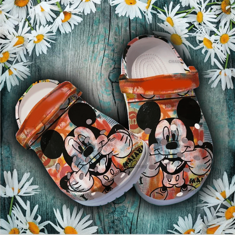 Footwearmerch Mickey Mouse Crocs Clog Shoes