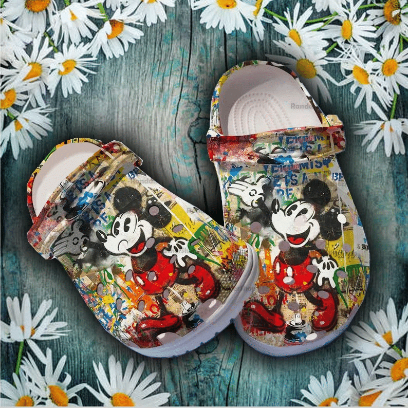 Footwearmerch Mickey Mouse Crocs Clog Shoes