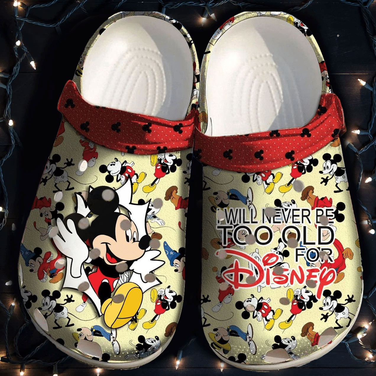 Footwearmerch Mickey Mouse Crocs Clog Shoes