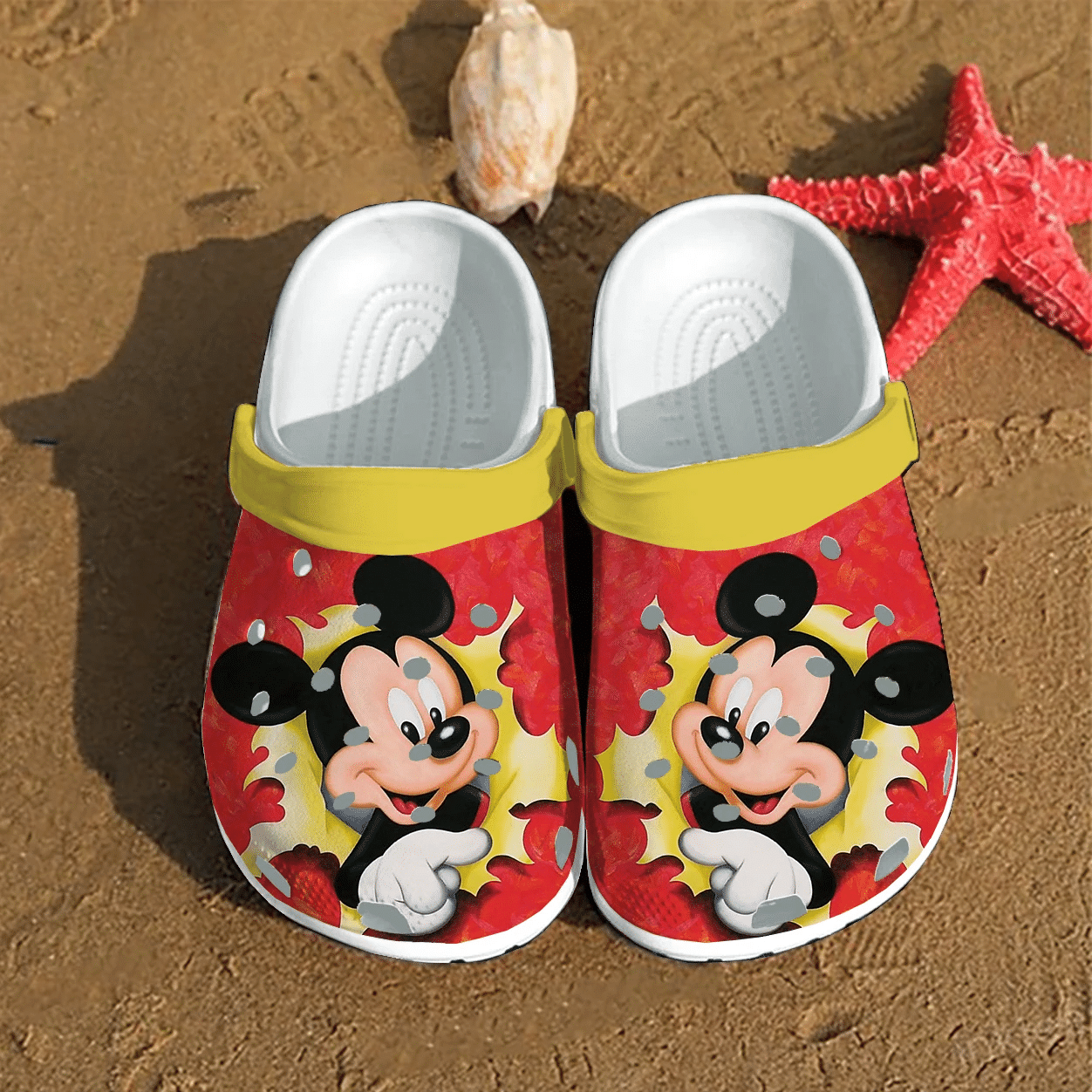 Footwearmerch Mickey Mouse Crocs Clog Shoes
