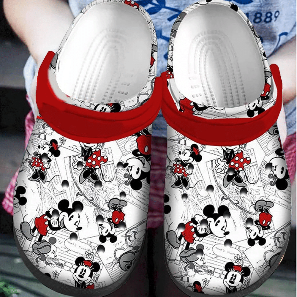Footwearmerch Mickey Mouse Crocs Clog Shoes