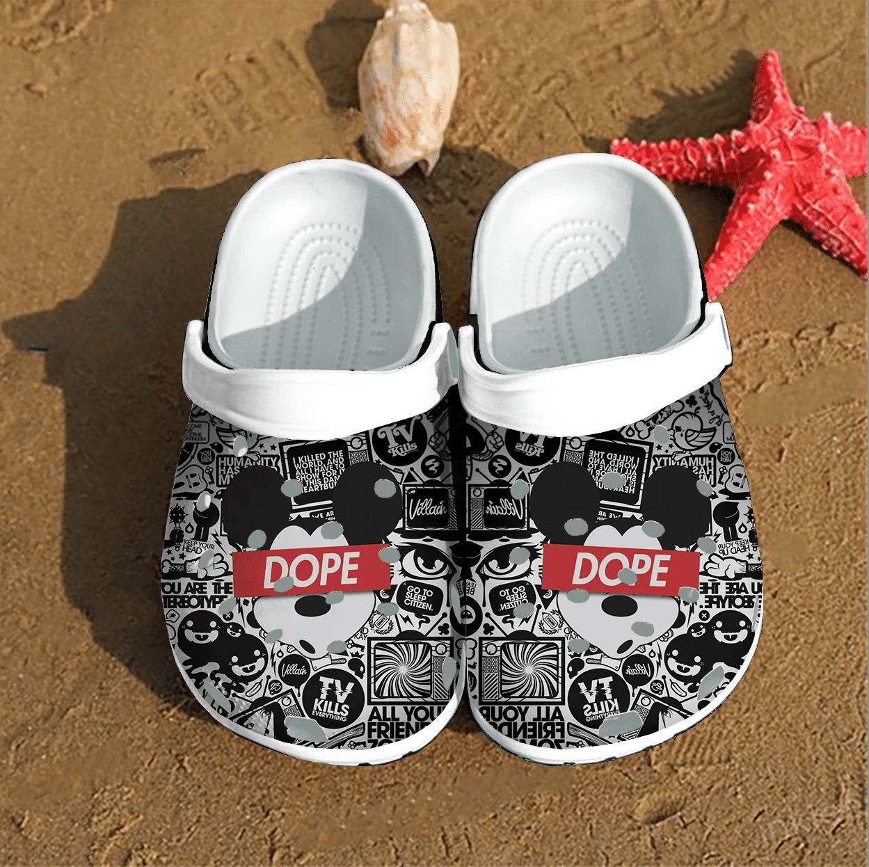 Footwearmerch Mickey Mouse Crocs Clog Shoes