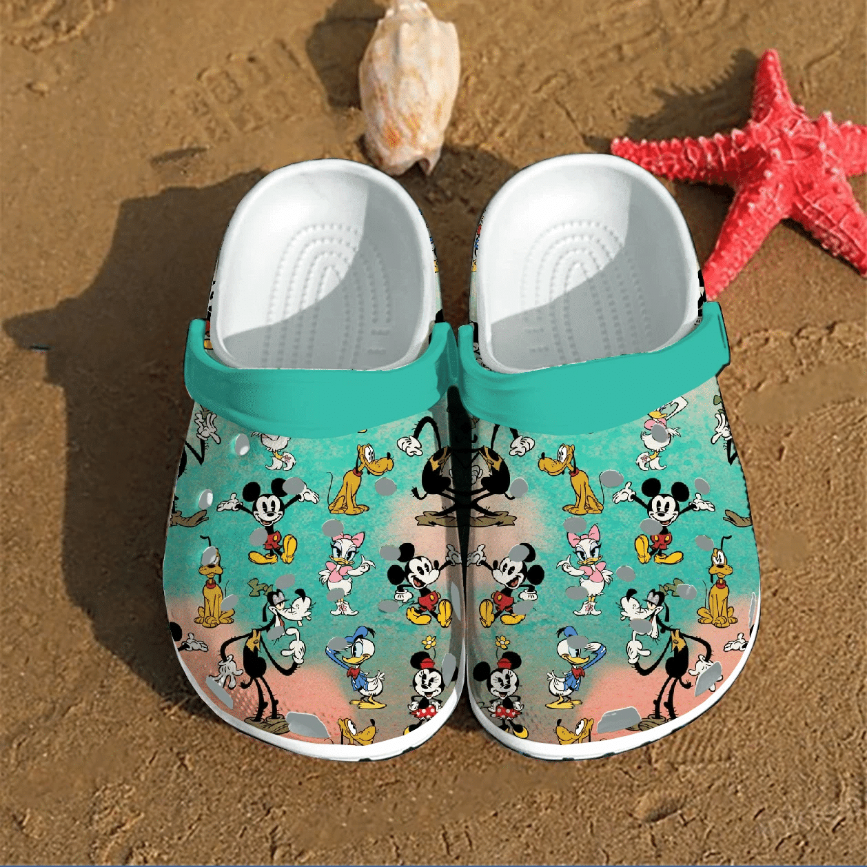 Footwearmerch Mickey Mouse Crocs Clog Shoes