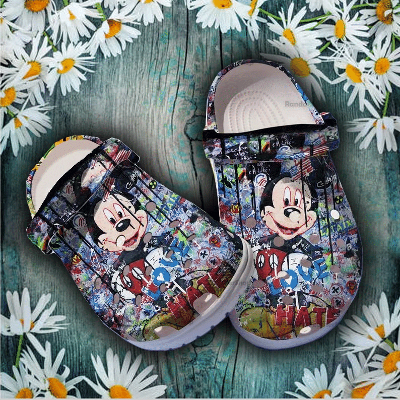 Footwearmerch Mickey Mouse Crocs Clog Shoes