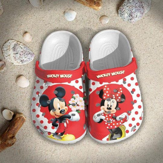 Footwearmerch Mickey Mouse Crocs Crocband Shoes Clogs Custom Name For Men Women And Kids
