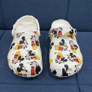 Footwearmerch Mickey Mouse Cartoon Crocs Crocband Shoes Clogs Custom Name For Men Women And Kids