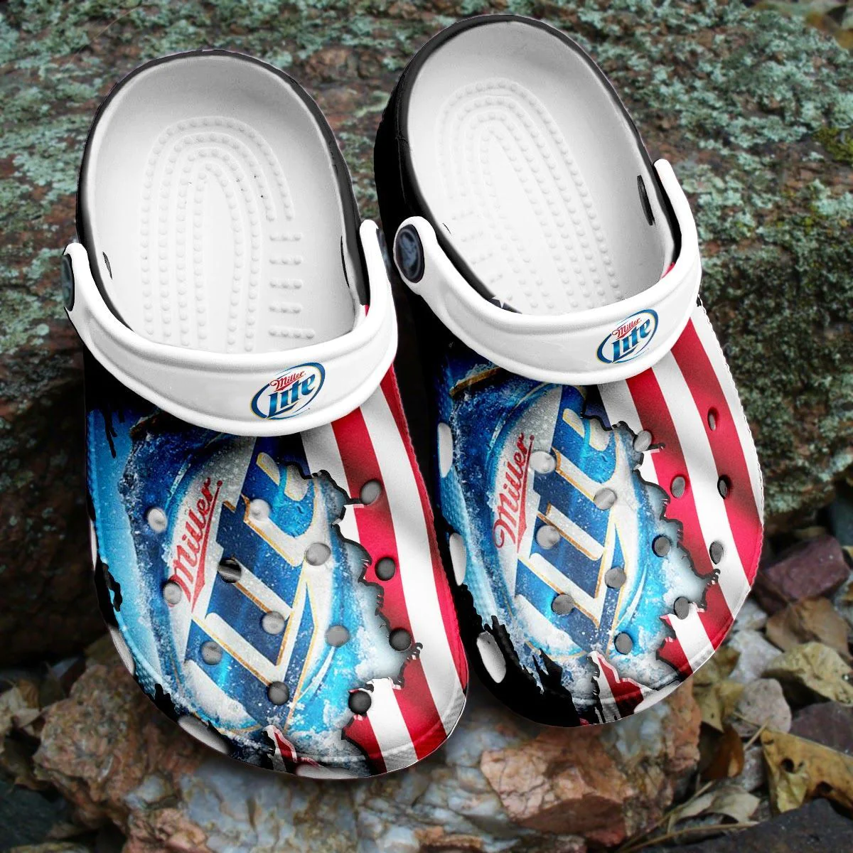 Footwearmerch Miller Lite Beer Crocs Clogs Comfortable Shoes Crocband For Men Women