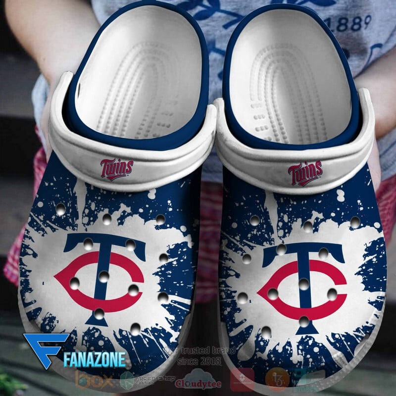 Footwearmerch Minnesota Twins MLB Sport Crocs Clogs Crocband Shoes Comfortable For Men Women and Kids
