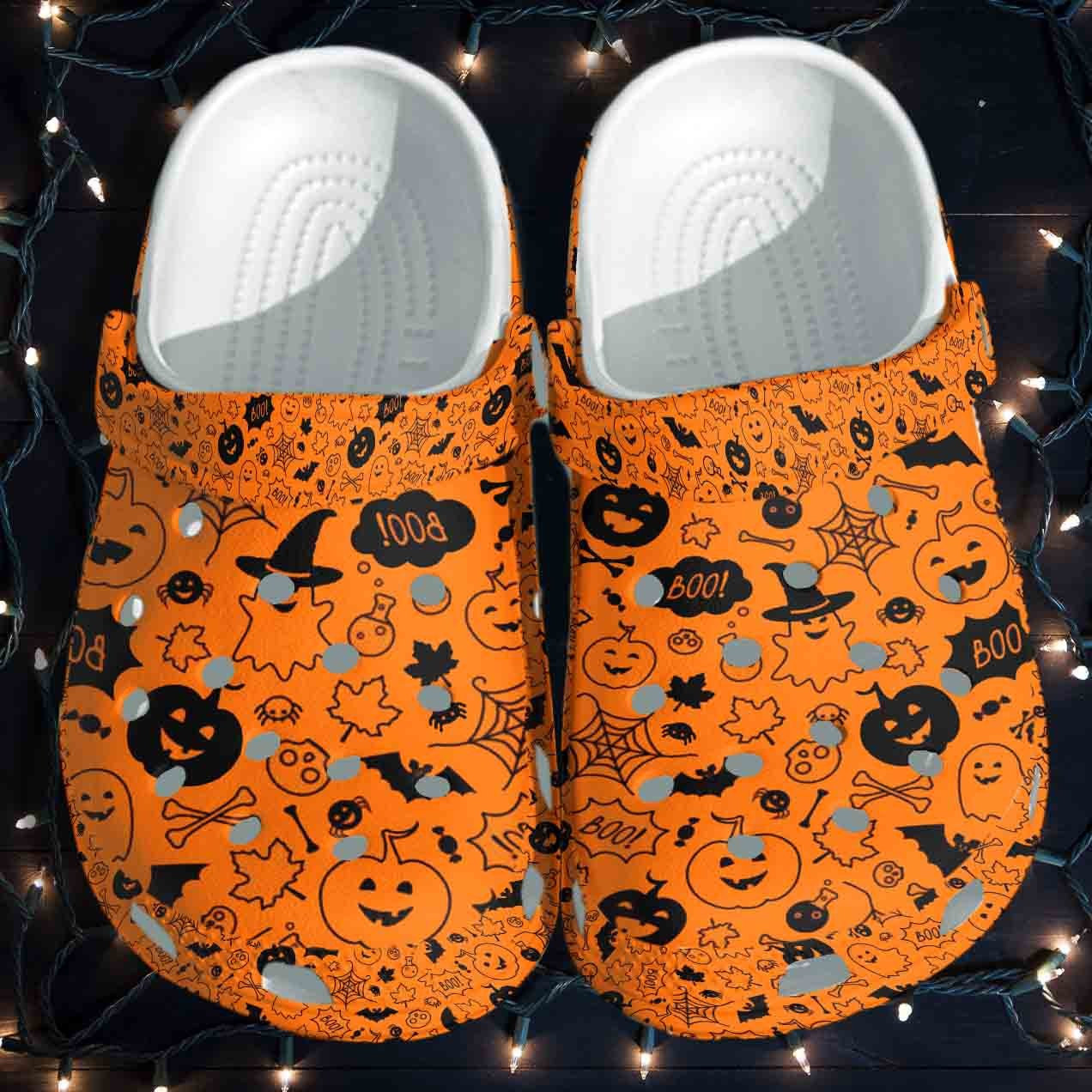 Footwearmerch Monsters Ghost Halloween Shoes Crocband Clogs Gift For Kids