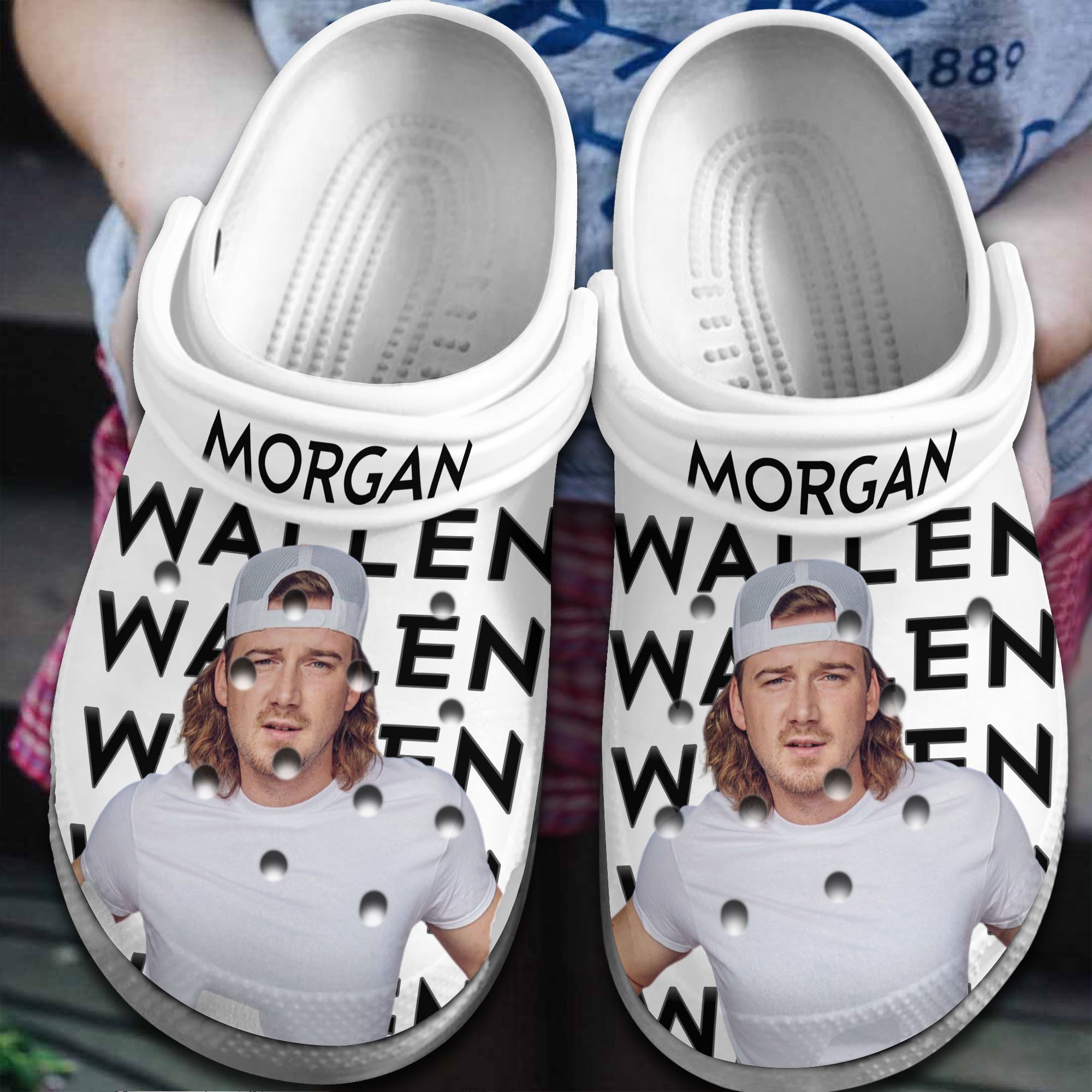 Footwearmerch Morgan Wallen Music Crocs Crocband Clogs Shoes Comfortable For Men Women and Kids