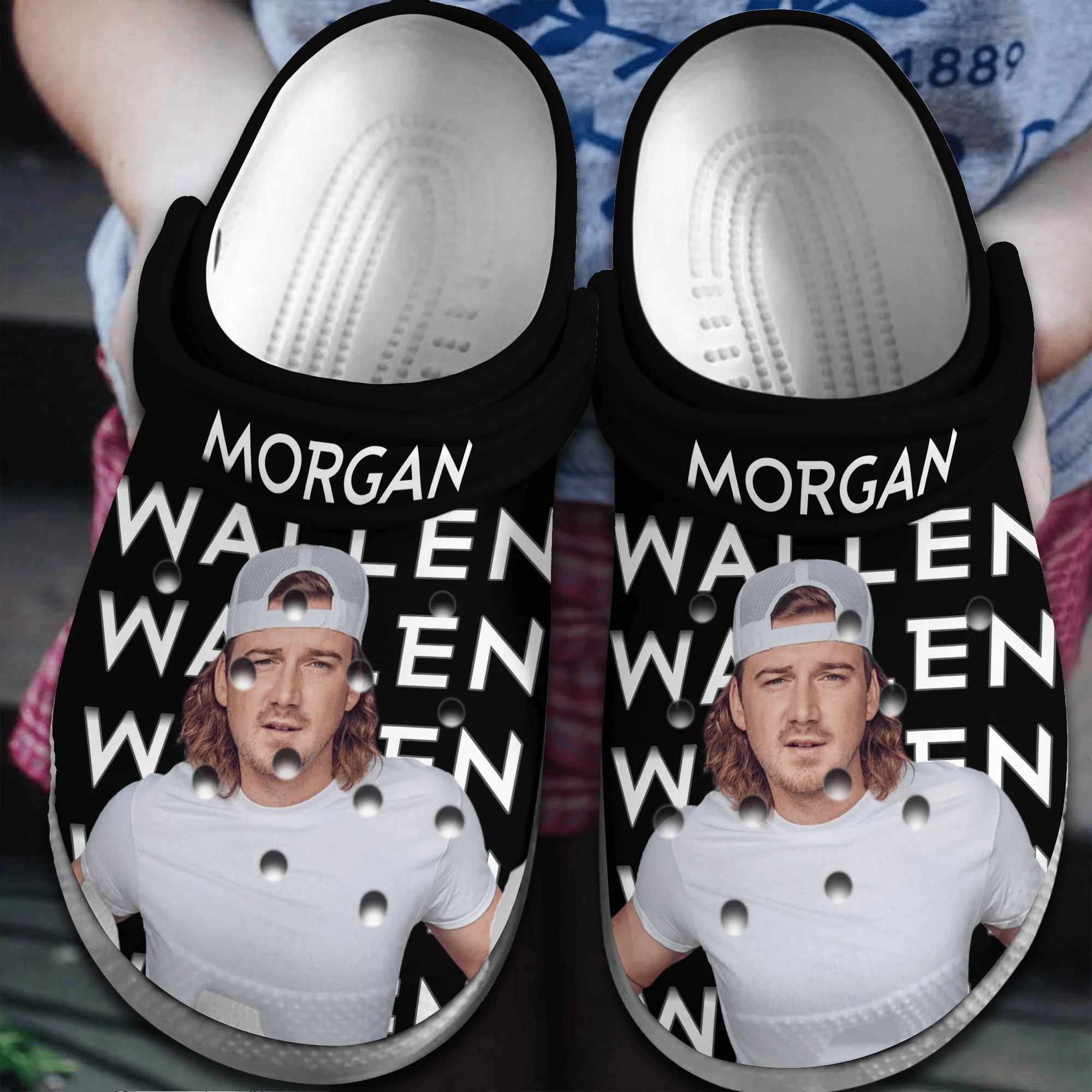 Footwearmerch Morgan Wallen Music Crocs Crocband Clogs Shoes Comfortable For Men Women and Kids