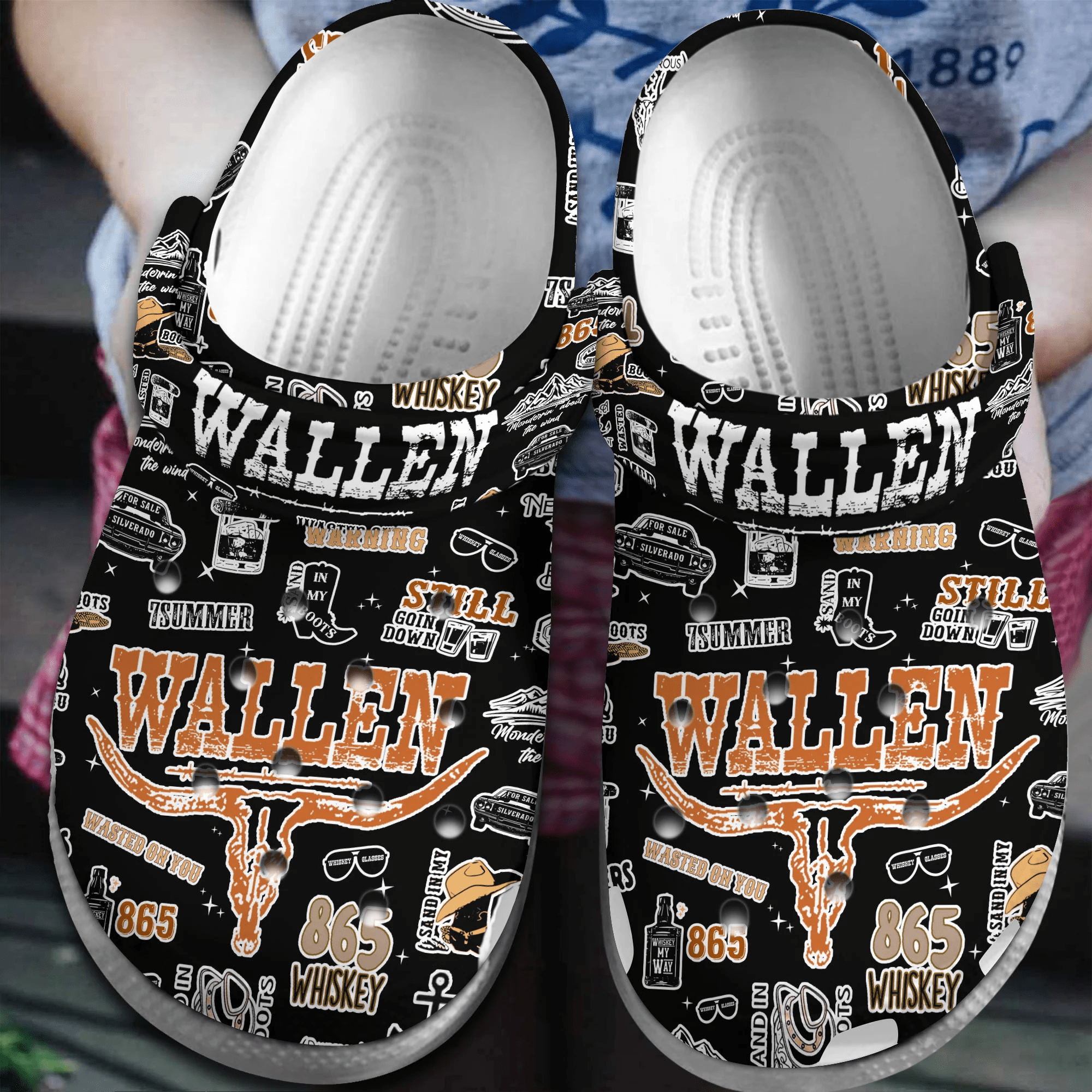 Footwearmerch Morgan Wallen Music Crocs Crocband Clogs Shoes Comfortable For Men Women and Kids