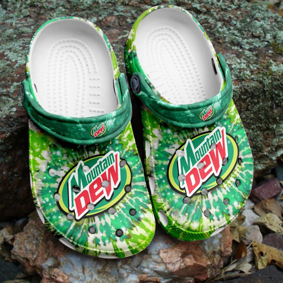 Footwearmerch Mountain Dew Crocband Clogs Crocs Comfortable Shoes For Men Women