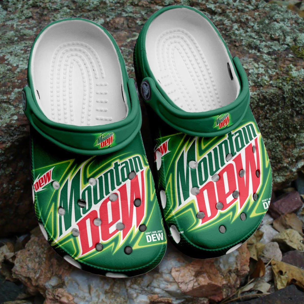 Footwearmerch Mountain Dew Crocband Shoes Comfortable Clogs Crocs For Men Women