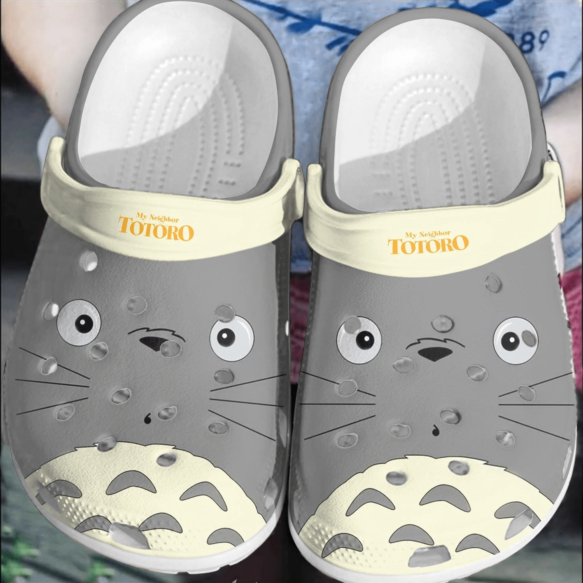 Footwearmerch My Neighbor Totoro Crocs Crocband Comfortable Clogs Shoes For Men Women