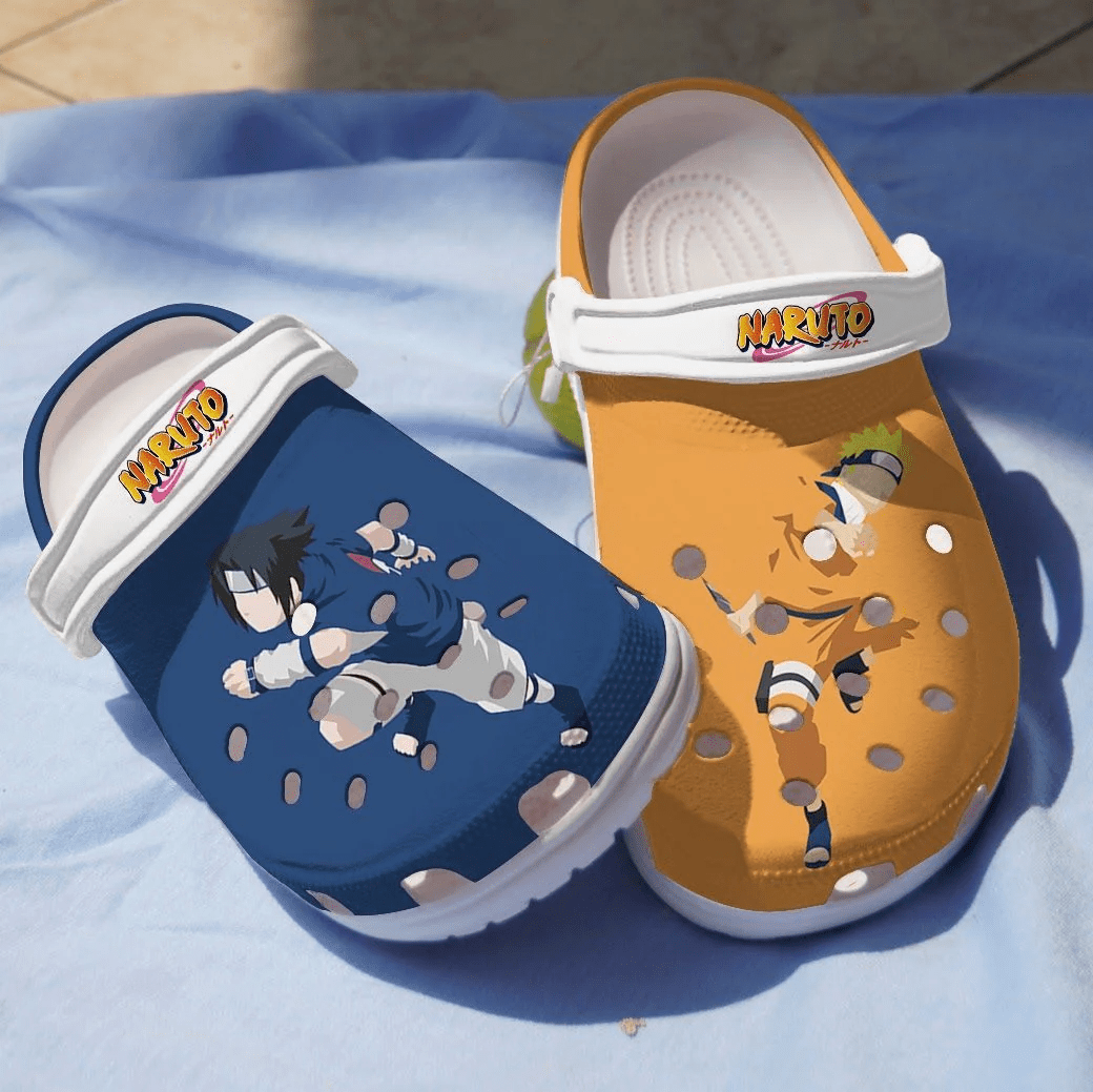 Footwearmerch Naruto Anime Crocs Crocband Comfortable Clogs Shoes For Men Women