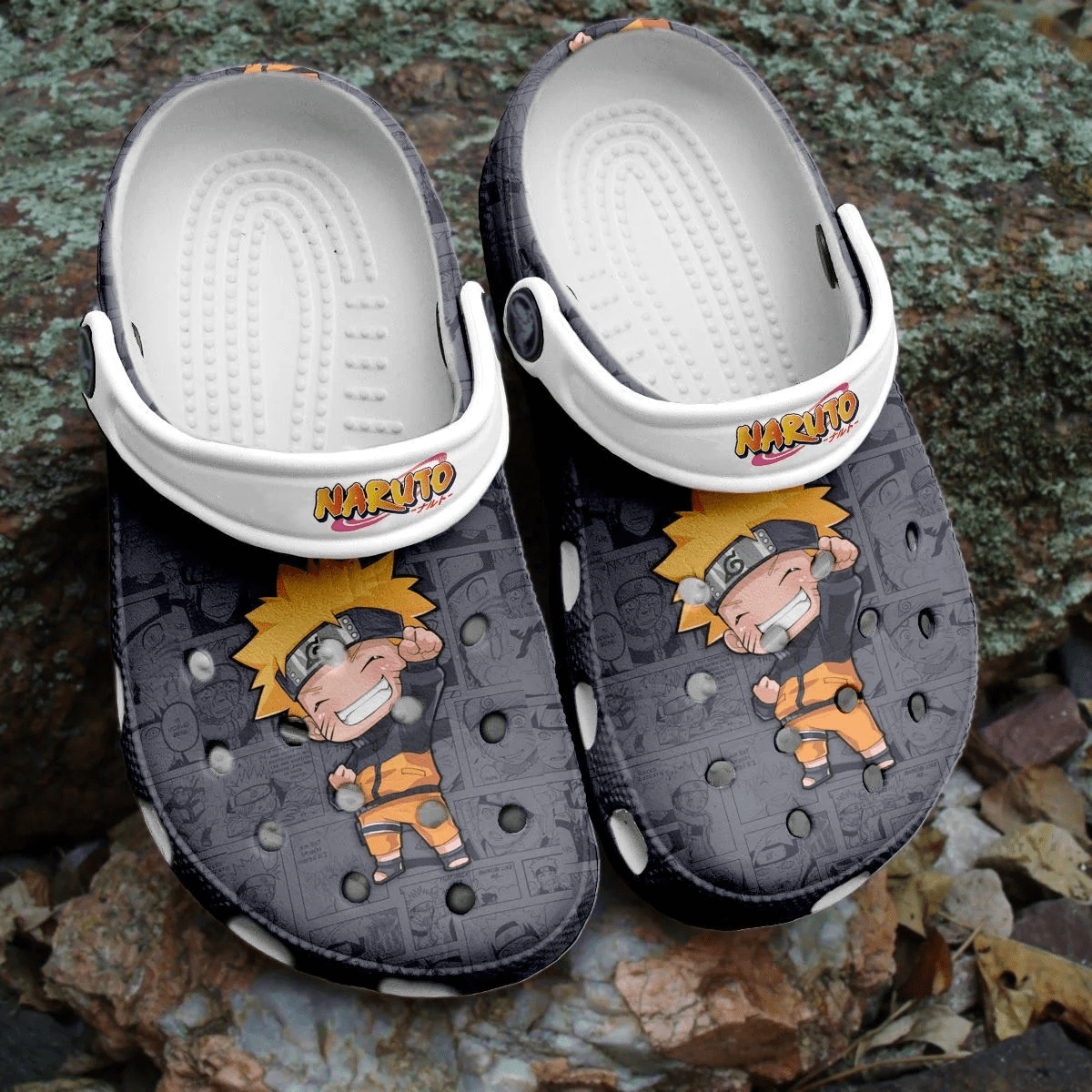 Footwearmerch Naruto Anime Crocs Crocband Shoes Comfortable Clogs For Men Women