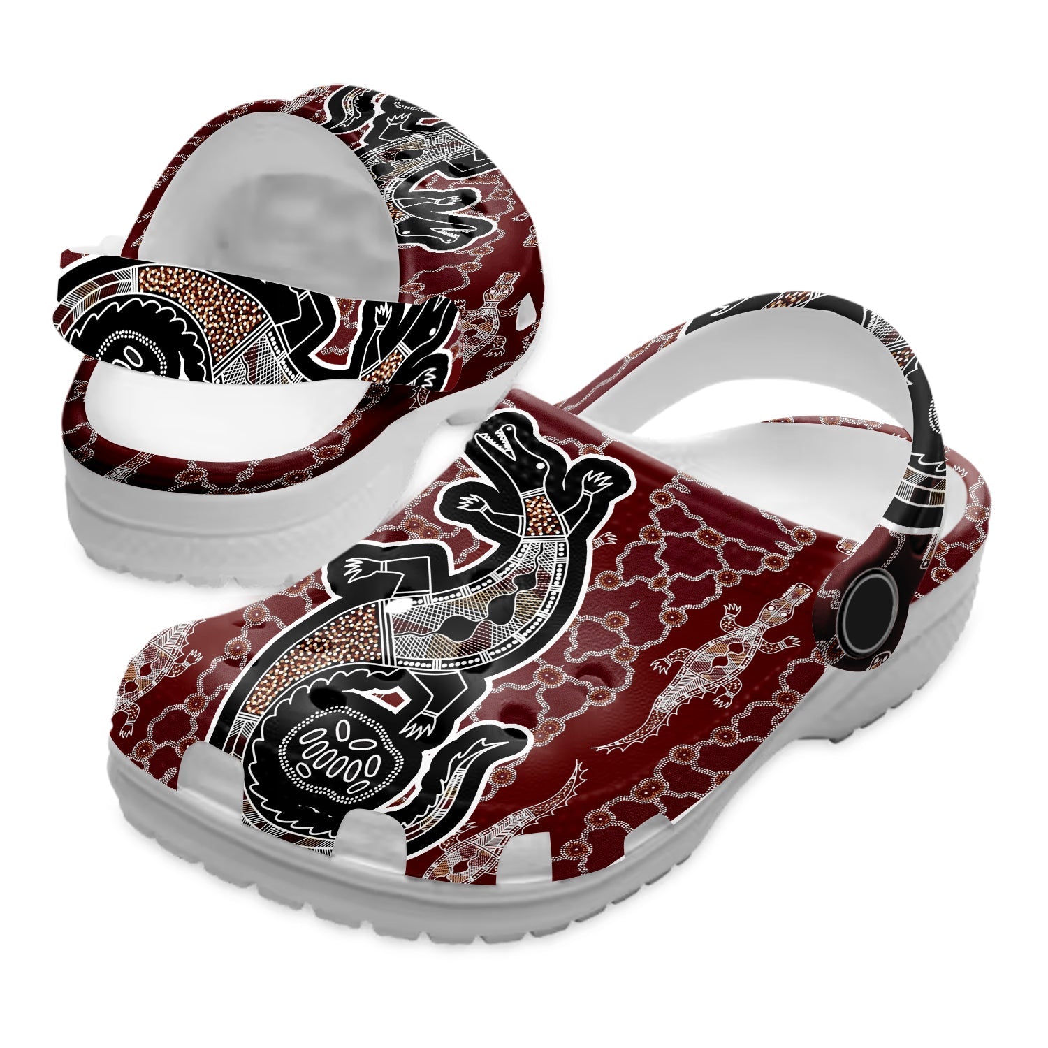 Footwearmerch Native American Crocs Clog Shoes For Kid and Adult