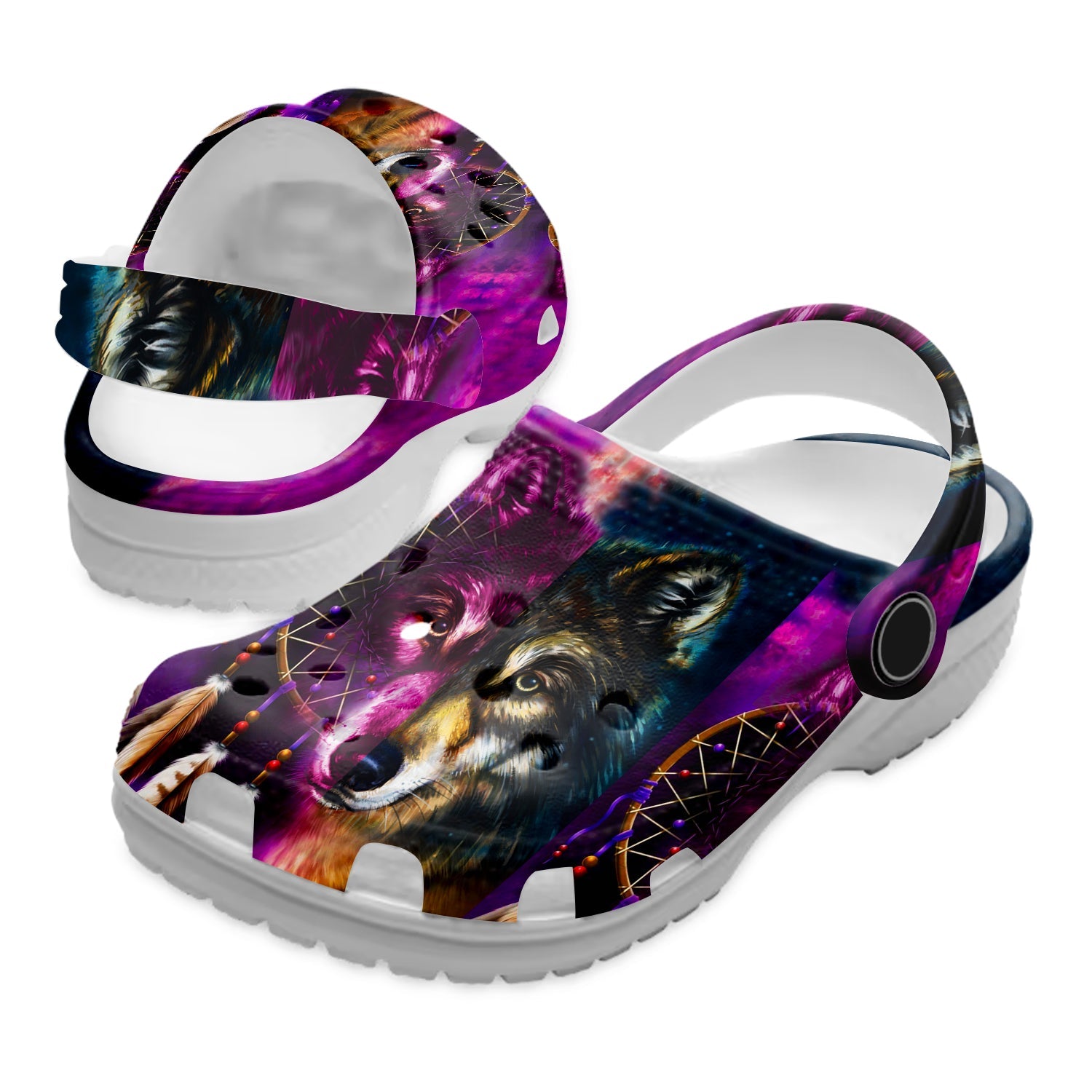 Footwearmerch Native American Crocs Clog Shoes For Kid and Adult