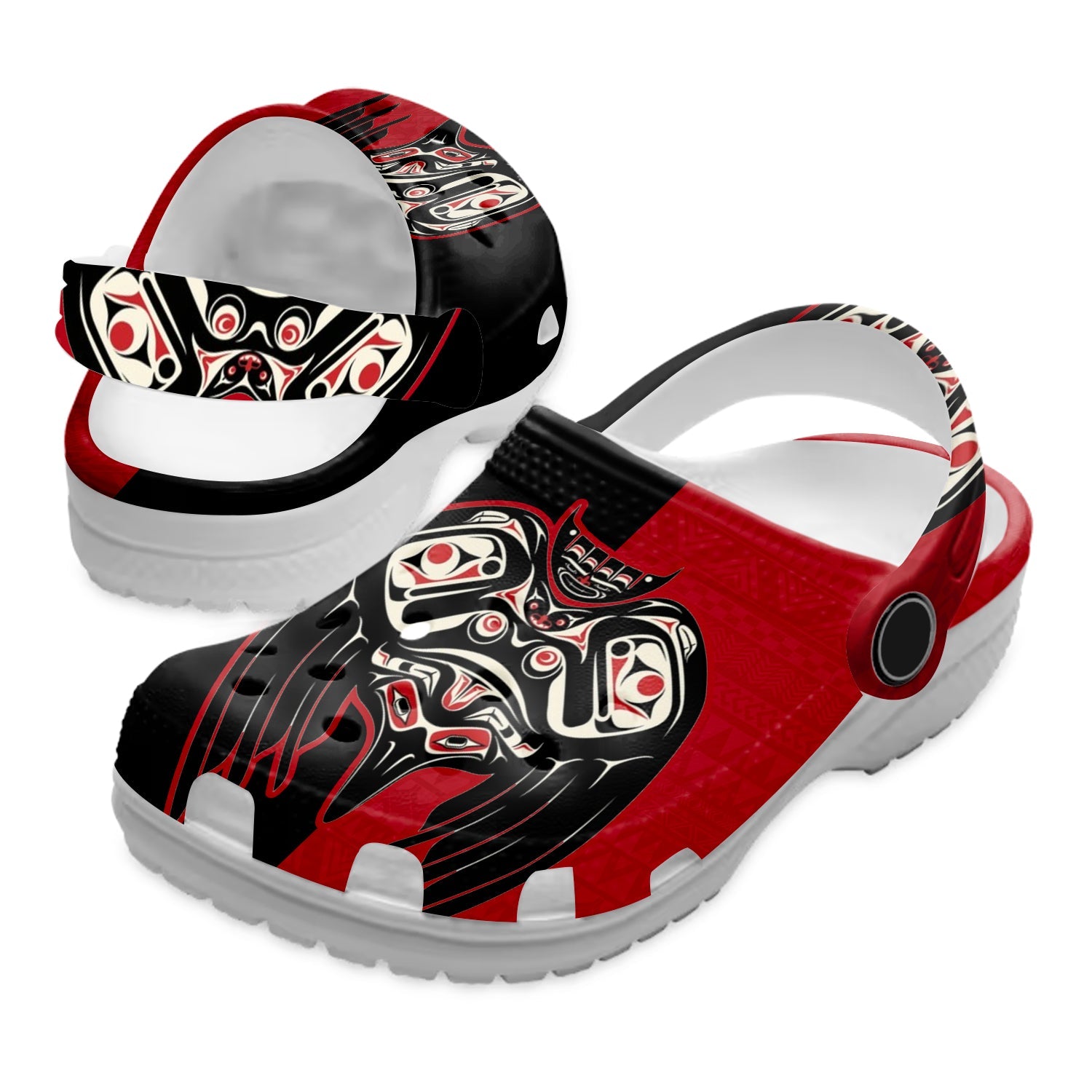 Footwearmerch Native American Crocs Clog Shoes For Kid and Adult